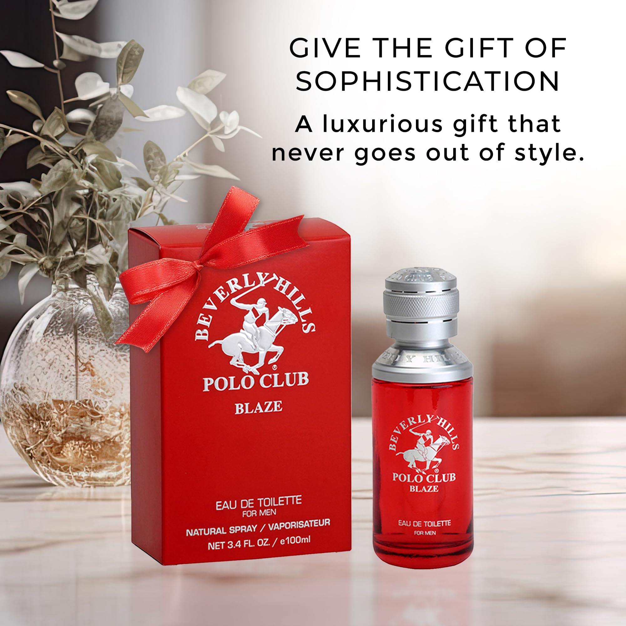 Amazon.com: Beverly Hills Polo Club BLAZE - 男士古龍水附雪松和羅勒