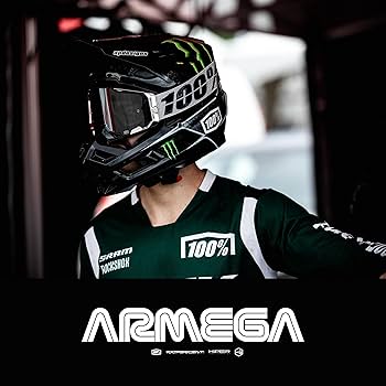 Amazon.co.jp: 100% Armega モトクロス&マウンテンバイクゴーグル - MX