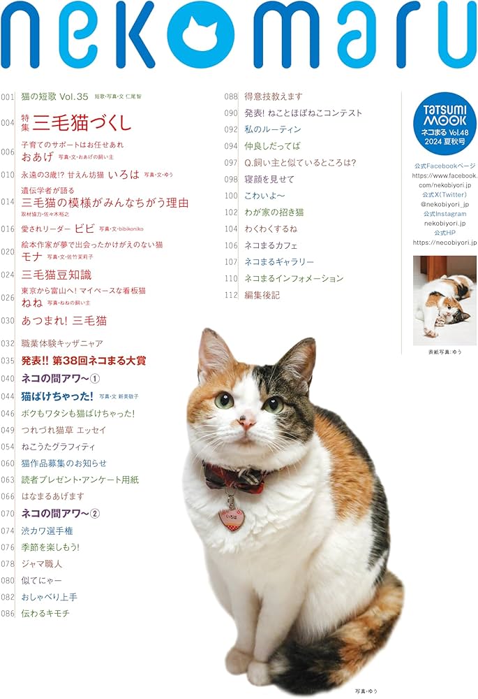 ネコまる 2024年夏秋号 vol.48 (タツミムック) | 猫びより編集部 |本