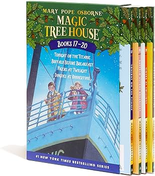 Amazon.com: Magic Tree House Books 17-20 Boxed Set: The Mystery of