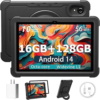 Amazon.com : Tablet 10 Inch Android 14 Tablet, 16GB RAM 128GB ROM