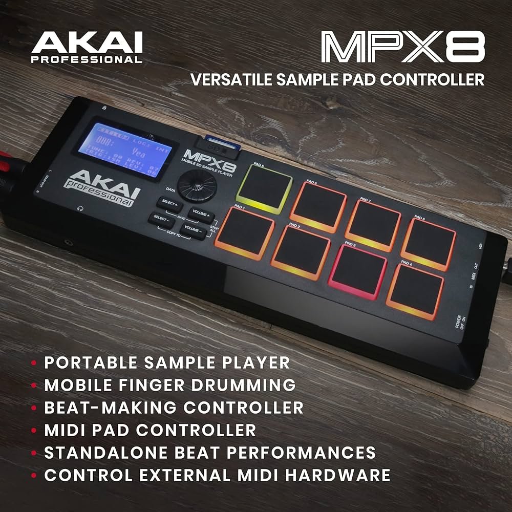 Sampler Akai MPX8 Mobile SD Sample Player : Amazon.ca: Musical