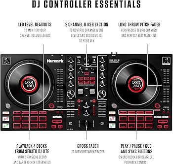 Amazon.com: Numark Mixtrack Platinum FX Serato DJ Controller with