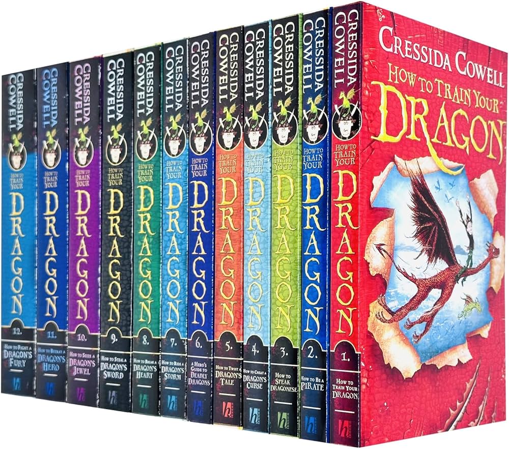 How to Train Your Dragon Collection 12 Books Set By Cressida
