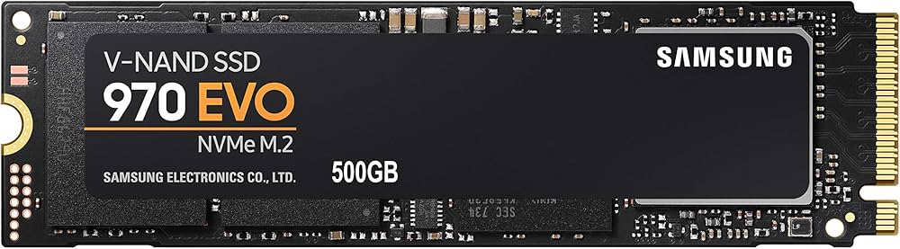Amazon | Samsung 970 EVO 500GB - NVMe PCIe M.2 2280 SSD（MZ
