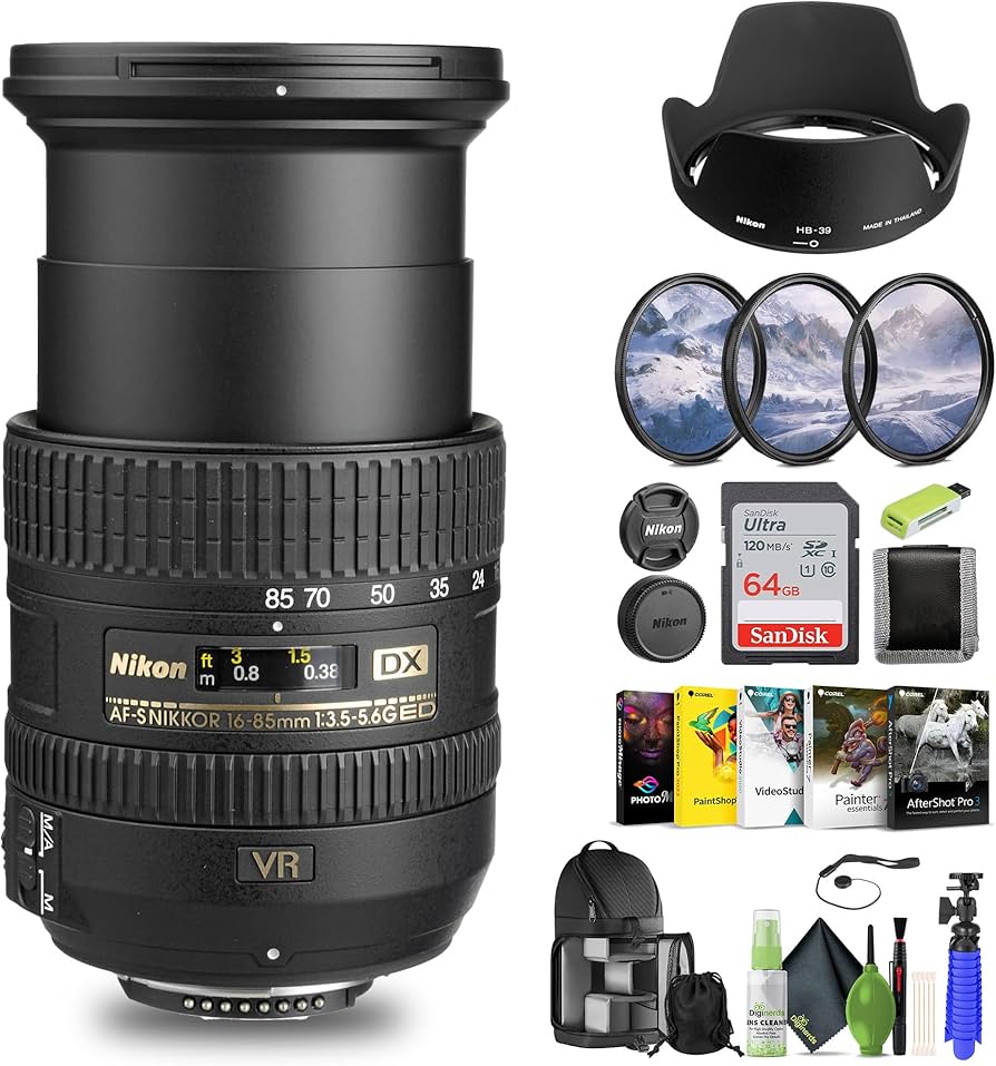 Amazon.com: Nikon AF-S DX NIKKOR 16-85mm f/3.5-5.6G ED VR Lens
