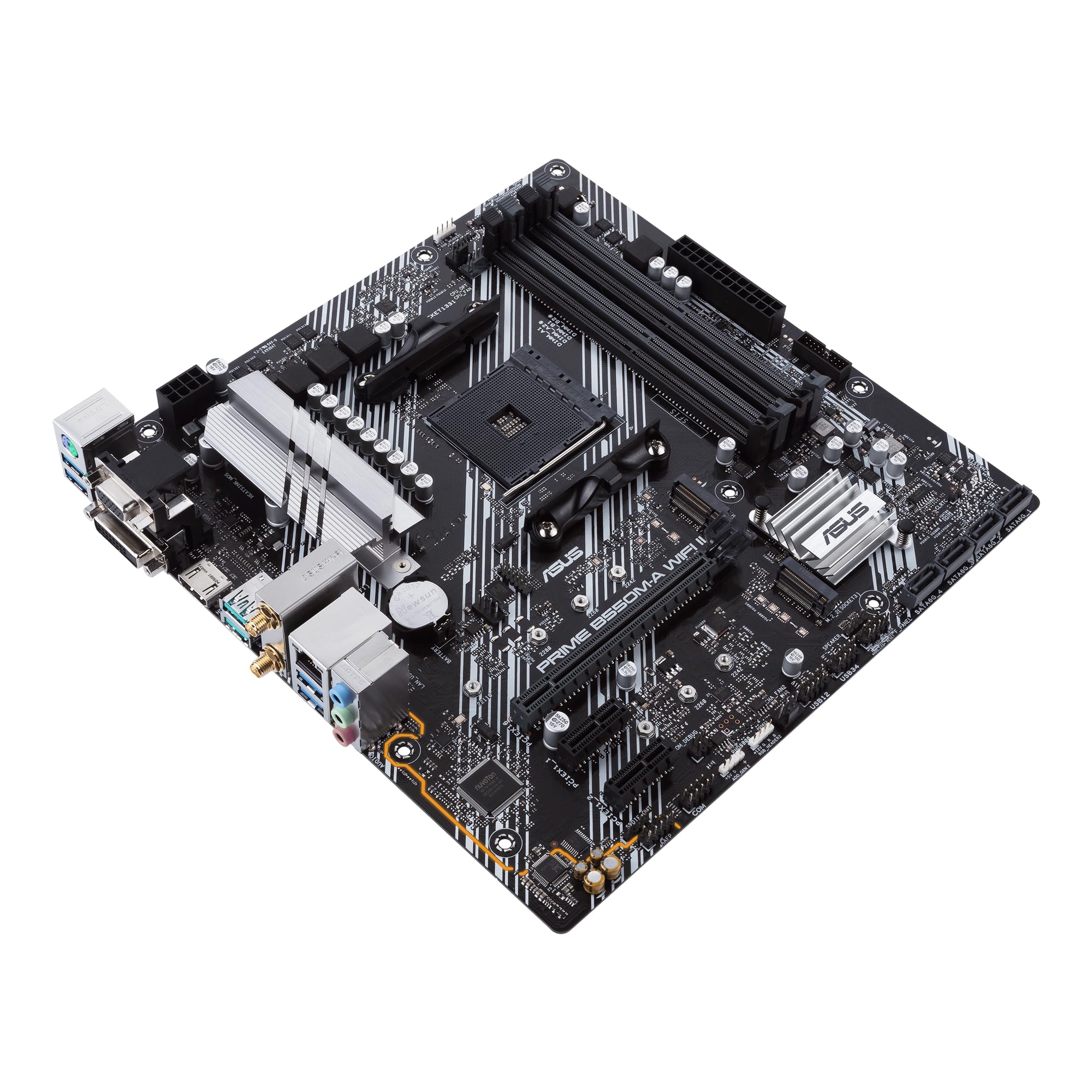 ASUS Prime B550M-A WiFi II - Placa-mãe - Micro ATX - Soquete AM4