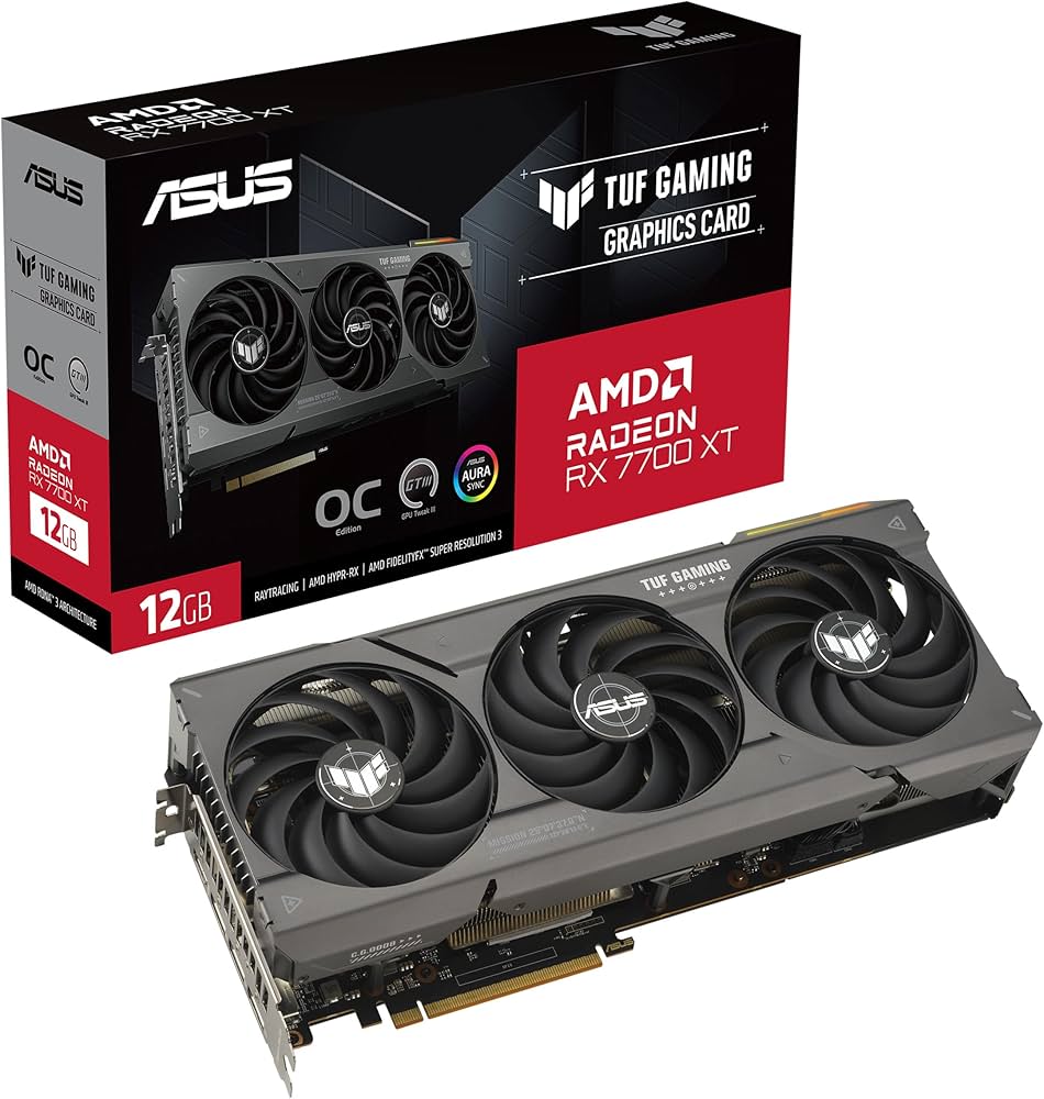 Amazon | ASUS TUF Gaming RX 7700 XT OC Edition 12GB GDDR6 (PCIe