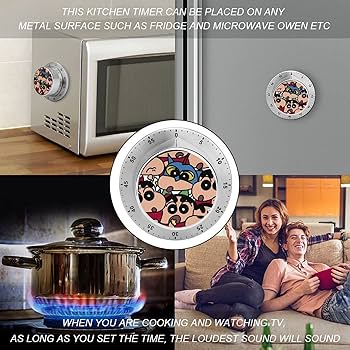 Amazon｜クレヨンしんちゃん キッチン タイマー マグネット