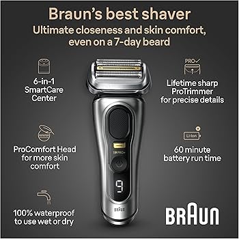 Amazon.com: Braun Series 9 PRO+ Electric Razor for Men, 5 Pro