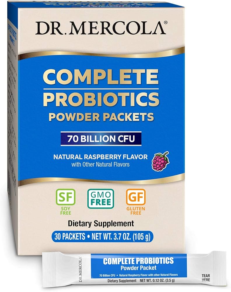 Amazon.com: Dr. Mercola Complete Probiotics Powder Packets - 70