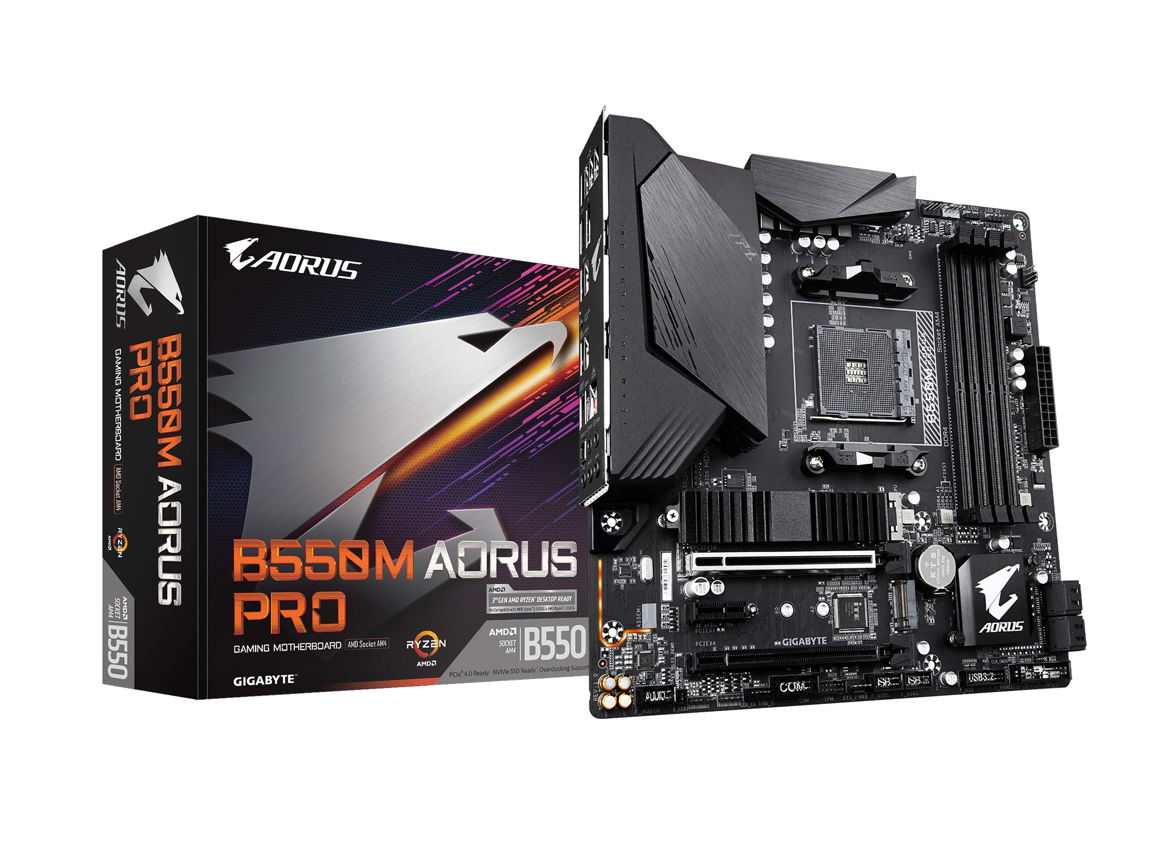 Amazon | GIGABYTE B550M AORUS PRO マザーボード MicroATX [AMD B550