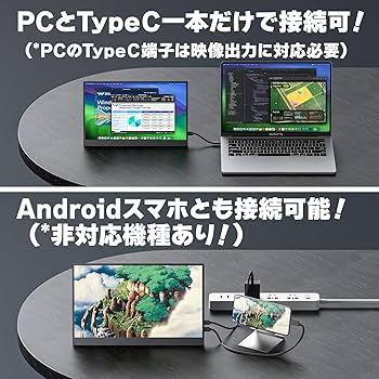 Amazon.co.jp: 【Amazon限定ブランド】VisionOwl モバイルモニター