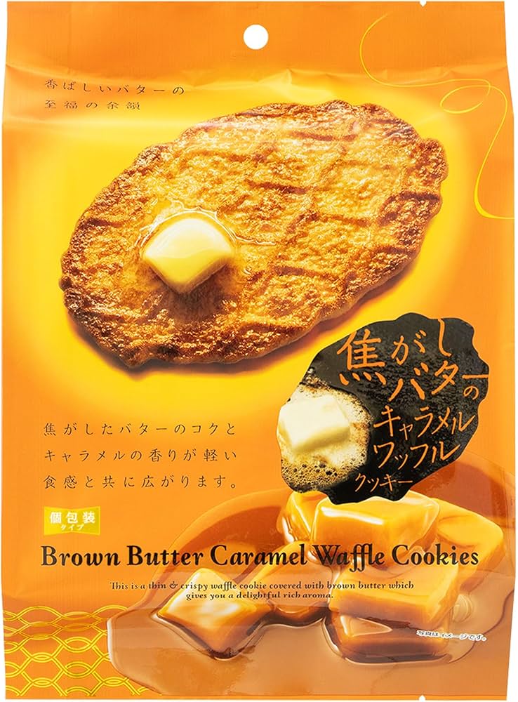 Amazon.co.jp: MDホールディングス 焦がしバターのキャラメル ワッフル