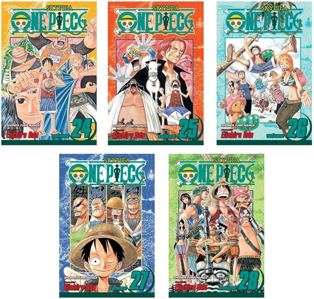 One Piece Collection Set 2: Skypeia and Water Seven: Volumes 24