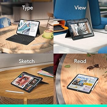 Amazon.com: Logitech Combo Touch iPad Pro 11-inch (M4 & M5)(2024