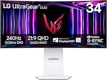 Amazon.com: LG 34GS95QE 34-inch Ultragear OLED Curved Gaming