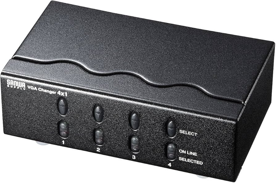 Amazon.co.jp: サンワサプライ ディスプレイ切替器(ミニD-sub(HD)15pin