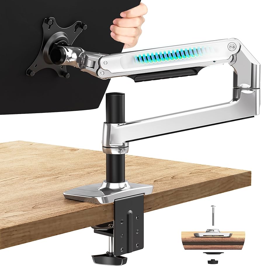 Amazon.com: Ergounion Single Monitor Arm Desk Mount, Holds Screens