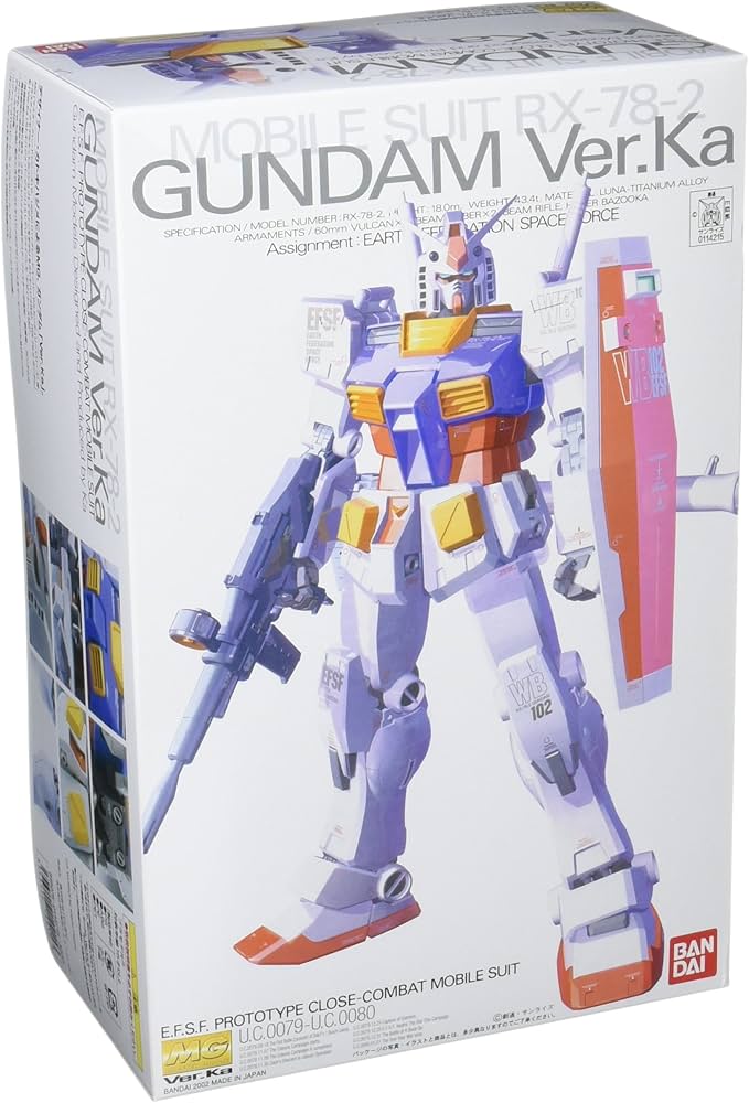 Amazon.com: Bandai Hobby RX-78-2 Gundam Ver.KA, Bandai Master
