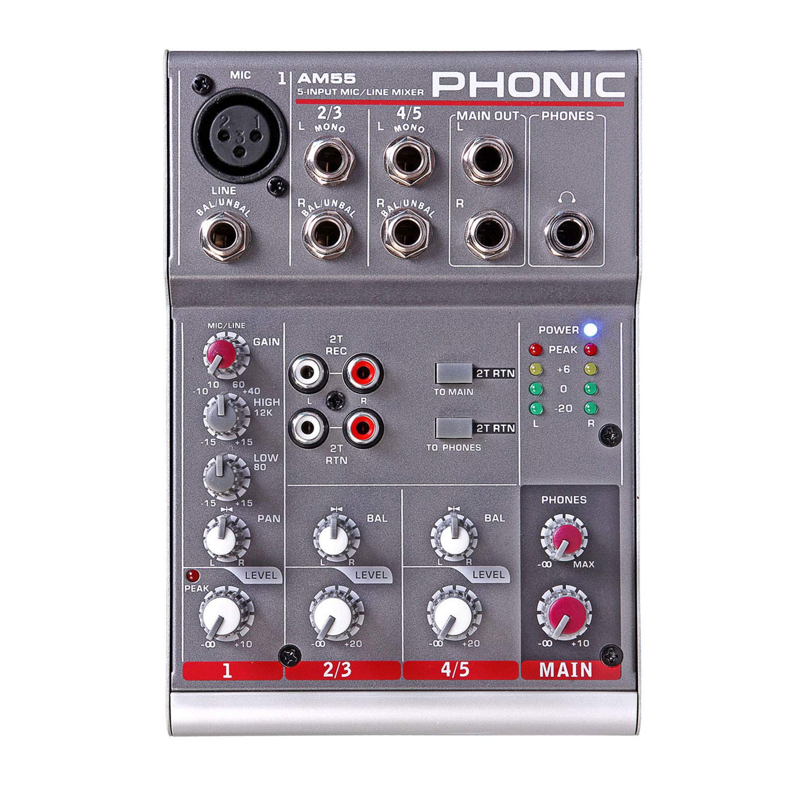 Amazon.co.jp: PHONIC フォニック AM55 / Mixer (ミキサー) : 楽器