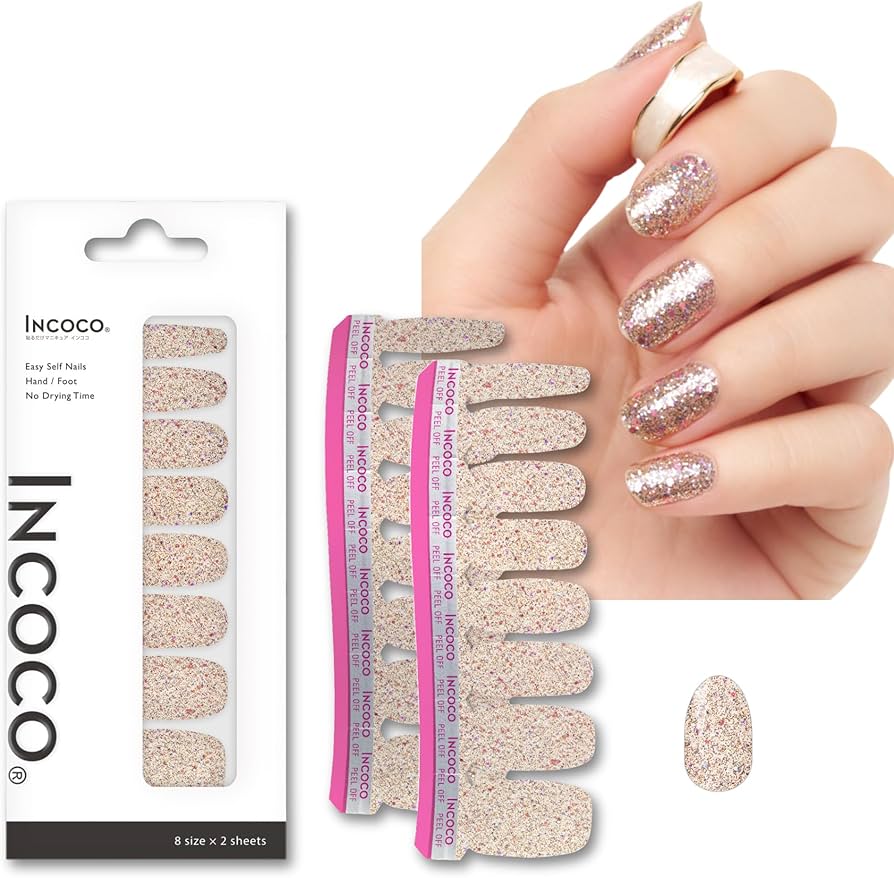 Amazon | INCOCO インココ ネイルシール 貼るだけ マニキュア 硬化不要