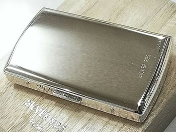 英国マッピンウェブ純銀スターリングシルバーシガレットケースタバコ
