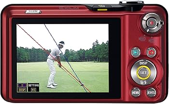 Amazon | CASIO ゴルフ用デジタルカメラ HIGH SPEED EXILIM レッド EX