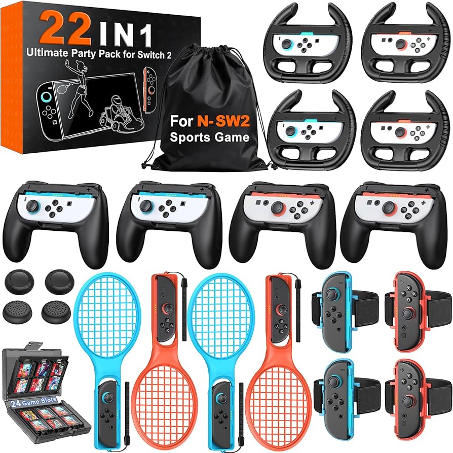 Amazon.co.jp: 【22 in 1セット】2025年新登場！Switch2 Sports
