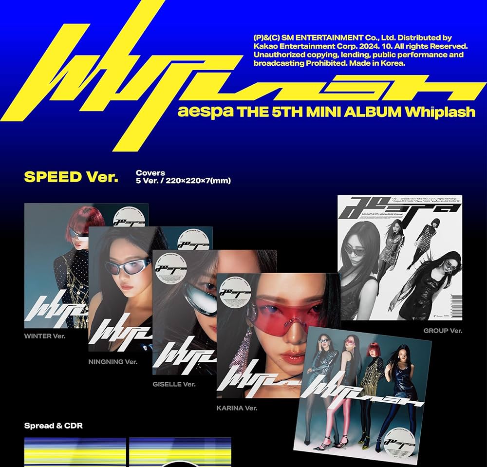 Amazon.co.jp: aespa 5th Mini [Whiplash (SPEED Ver.)]（韓国盤