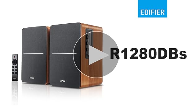 Amazon.com: Edifier R1280DBs Active Bluetooth Bookshelf Speakers