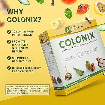 Amazon.com: DrNatura Colonix 3-Part Colon Cleanse Kit – Whole