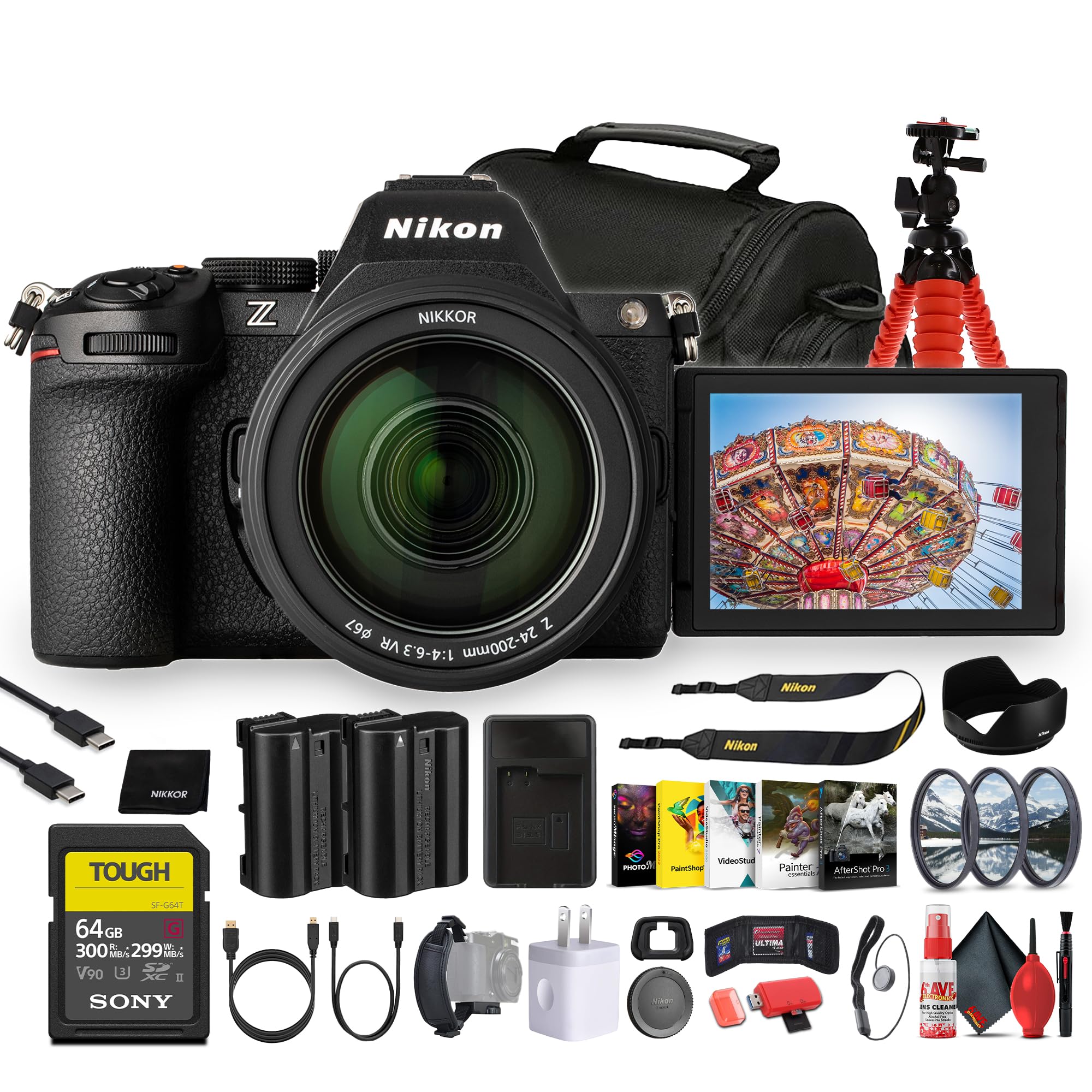 Amazon.com : Nikon Z5 II Mirrorless Camera with 24-200mm f/4-6.3