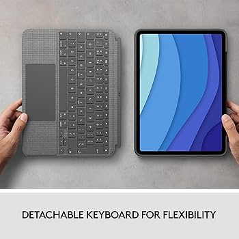 Amazon.com: Logitech Combo Touch Keyboard Folio for iPad Pro 11