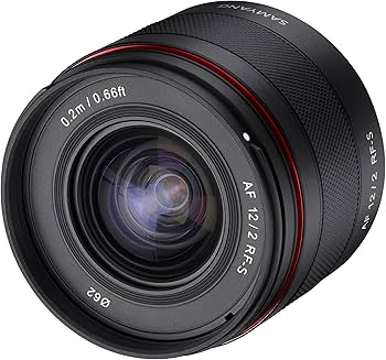 Amazon.com : Samyang 12mm F2.0 AF Ultra Wide Angle Lens for Canon
