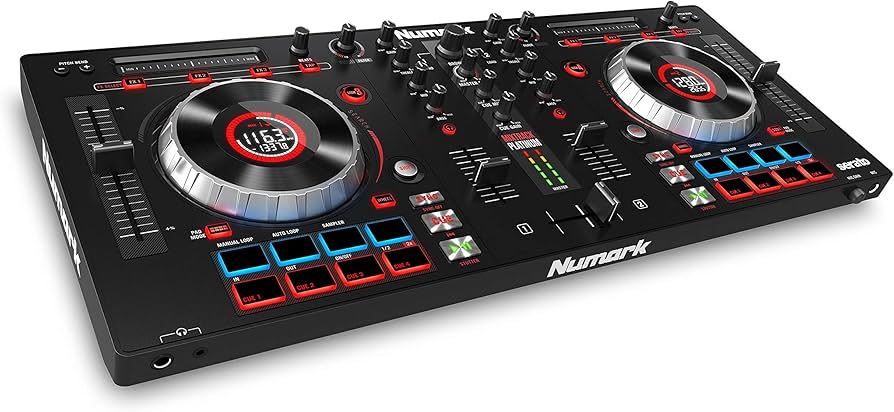 Amazon.co.jp: Numark 4デッキDJコントローラー Serato DJ Intro付き