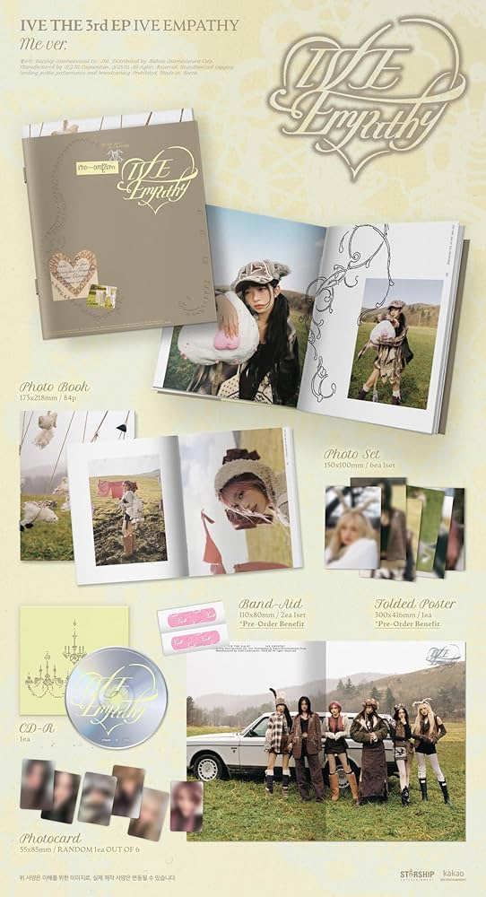 Amazon.co.jp: IVE IVE EMPATHY 3rd EP Album 15 Version Set Me