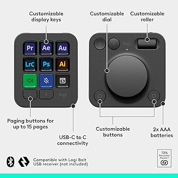 Amazon.com: Logitech MX Creative Console, 9 Customizable LCD Keys