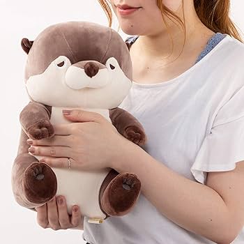 Amazon｜りぶはあと 抱き枕 プレミアムねむねむアニマルズ カワウソの