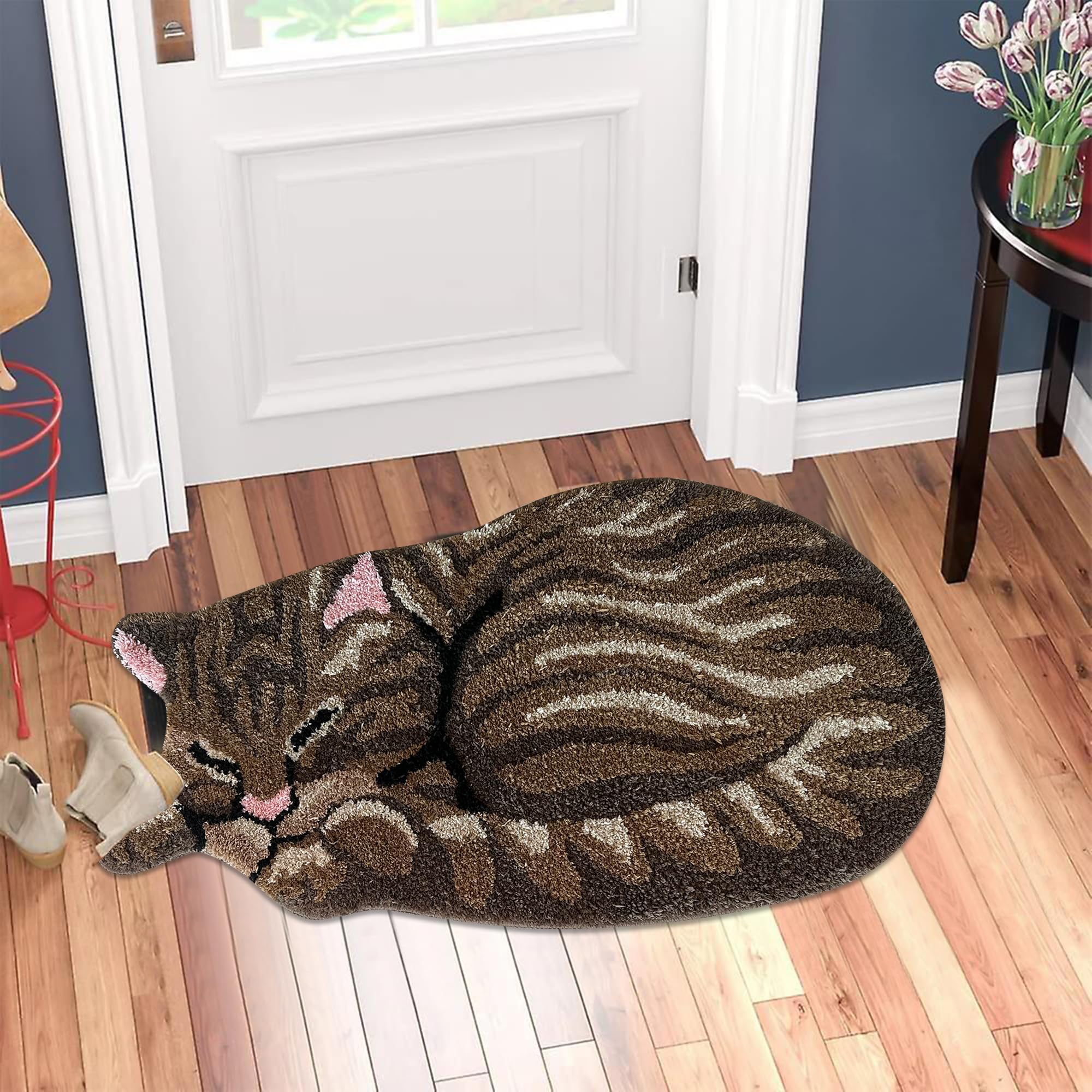 Amazon.com: CrazyCoolCat Cat Rug - Decorative Cat Door Mat with