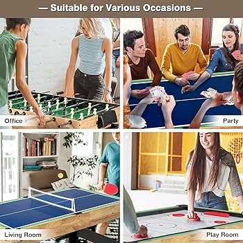 Giantex 10-in-1 Multi Game Table, Combo Game Table Set w/Hockey
