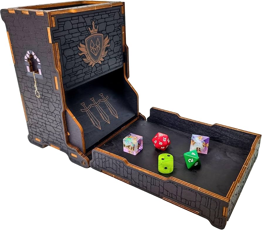 Amazon.com: FOXBITE Dice Tower for Dungeons and Dragons Tower with