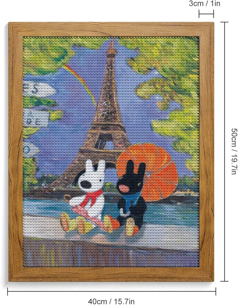 Amazon.co.jp: ダイヤモンドアート リサとガスパール 5D ビーズアート