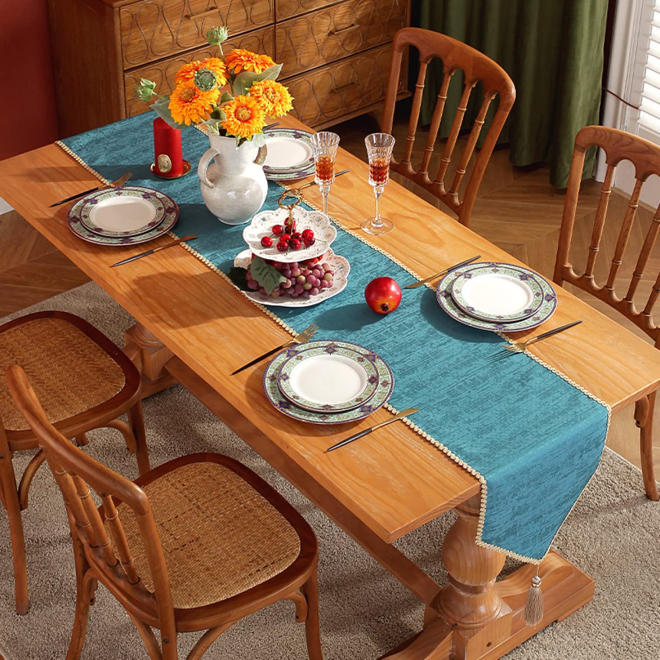 新品源右衛門源コレクションgen collection テーブルランナーセンター