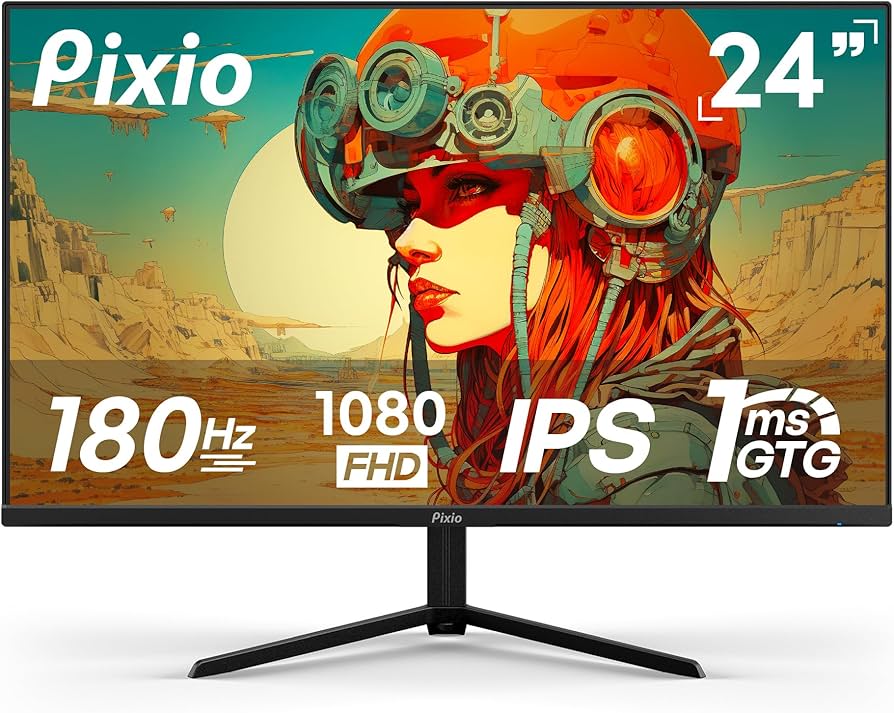 Amazon.com: Pixio PX248 Prime V2 Black 24 inch 180Hz Refresh Rate
