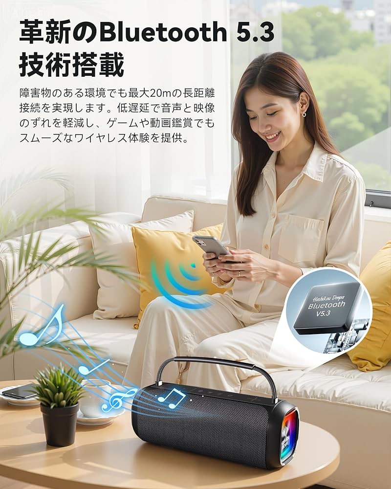 Amazon.co.jp: カラオケスピーカー Hoshikou Denpa 80W大出力