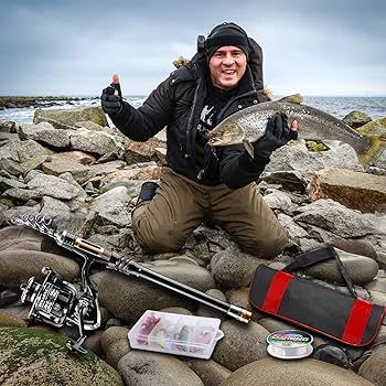 Amazon.co.jp: 【強化版】釣りセット 釣り竿 BlueFire 2.1M炭素伸縮