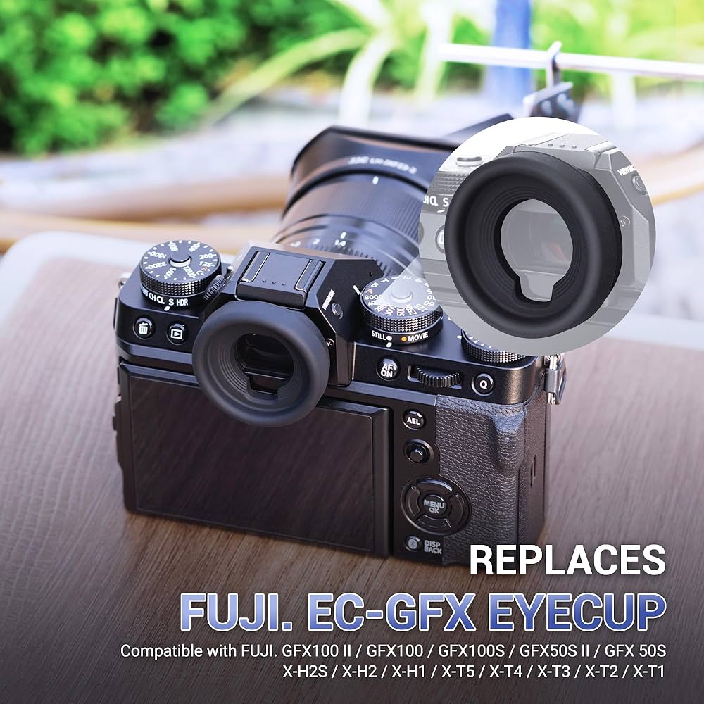 Amazon.com : JJC EC-GFX Round Eyecup Eyepiece & 2-Pack X Mount