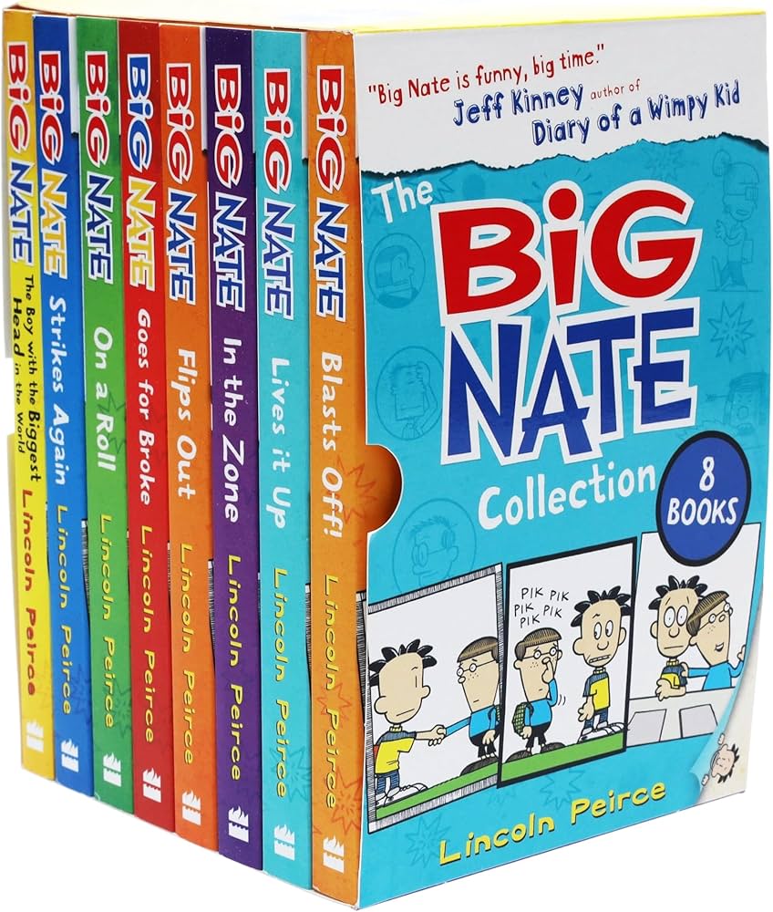 The Big Nate Collection Series 8 Books Box Set by Lincoln Peirce