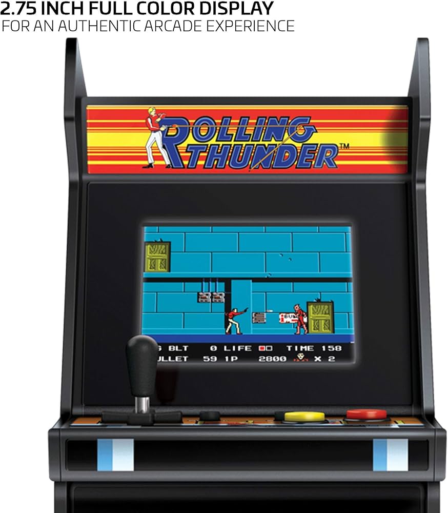 Amazon.co.jp: MyArcade 6.75インチ レトロ ローリングサンダー ミニ